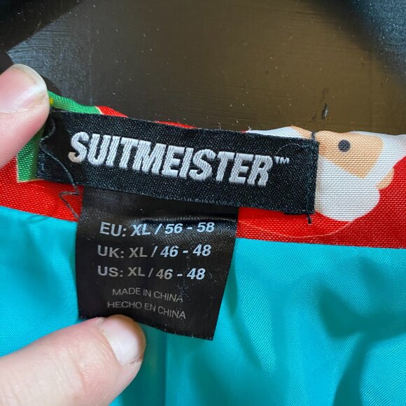 NWOT Men's Suitmeister Santa Suit Holiday Size XL - Picture 2 of 12